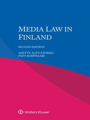 cover image of Media Law in Finland